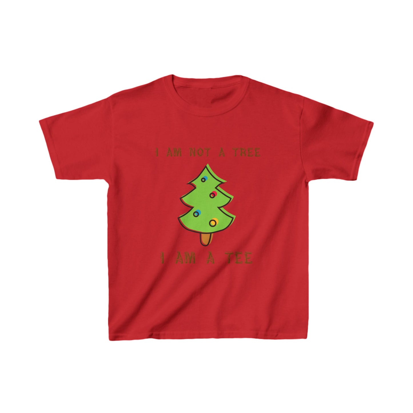 NOT A TREE kids tee