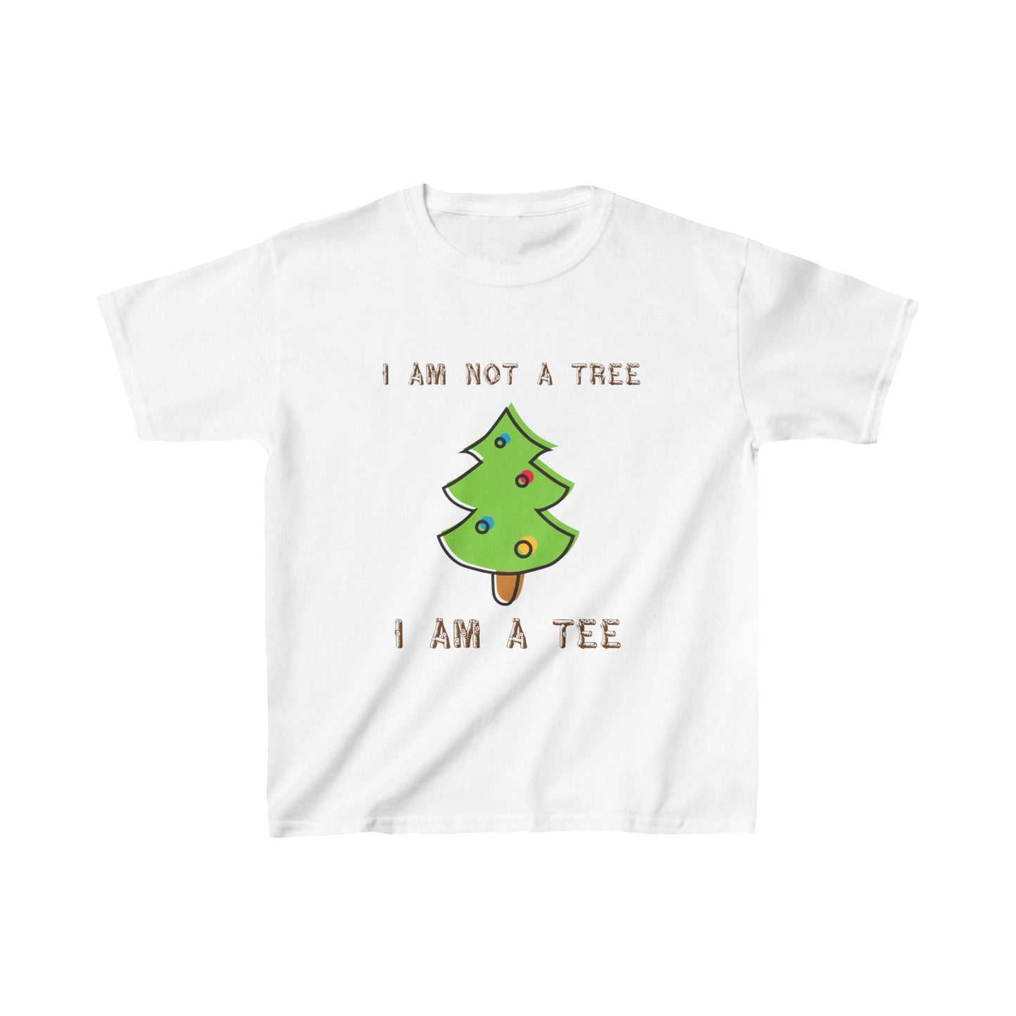 NOT A TREE kids tee